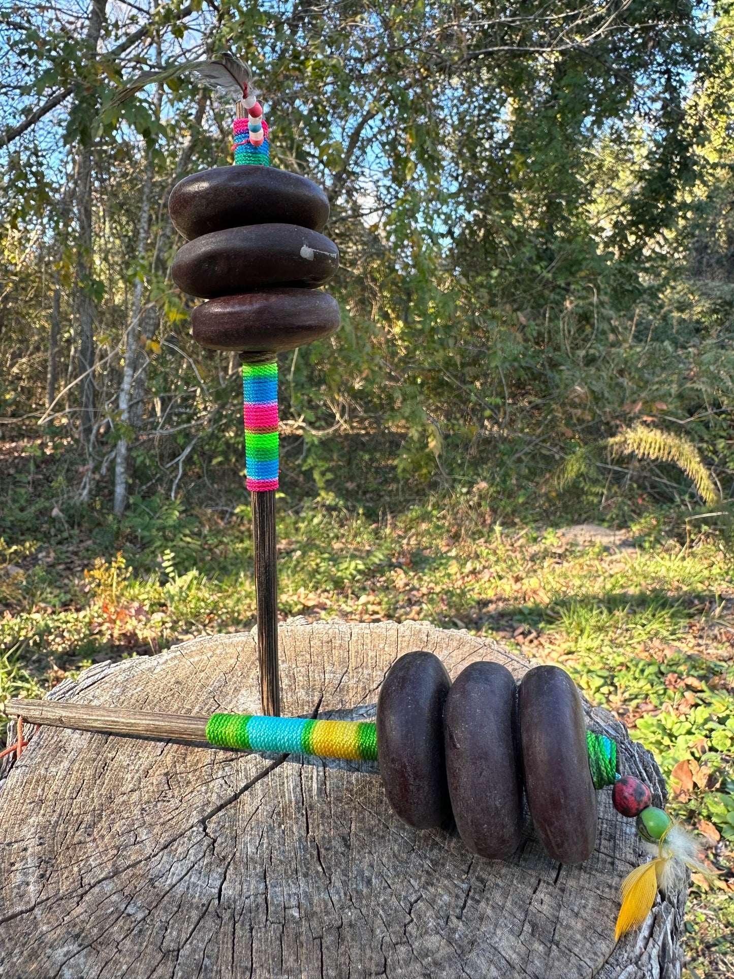 Colombian Entada Seed Shamans Rattle