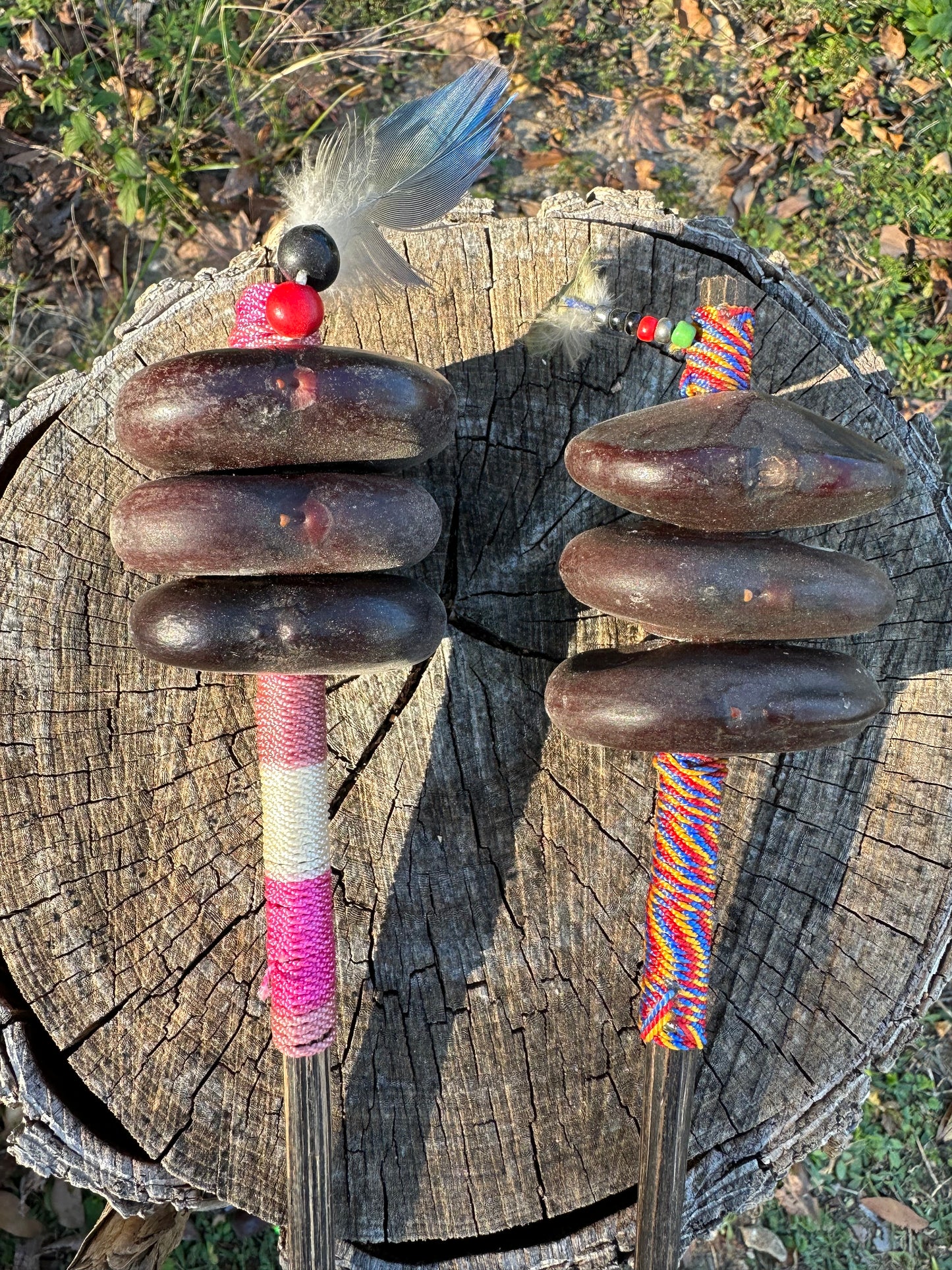 Colombian Entada Seed Shamans Rattle