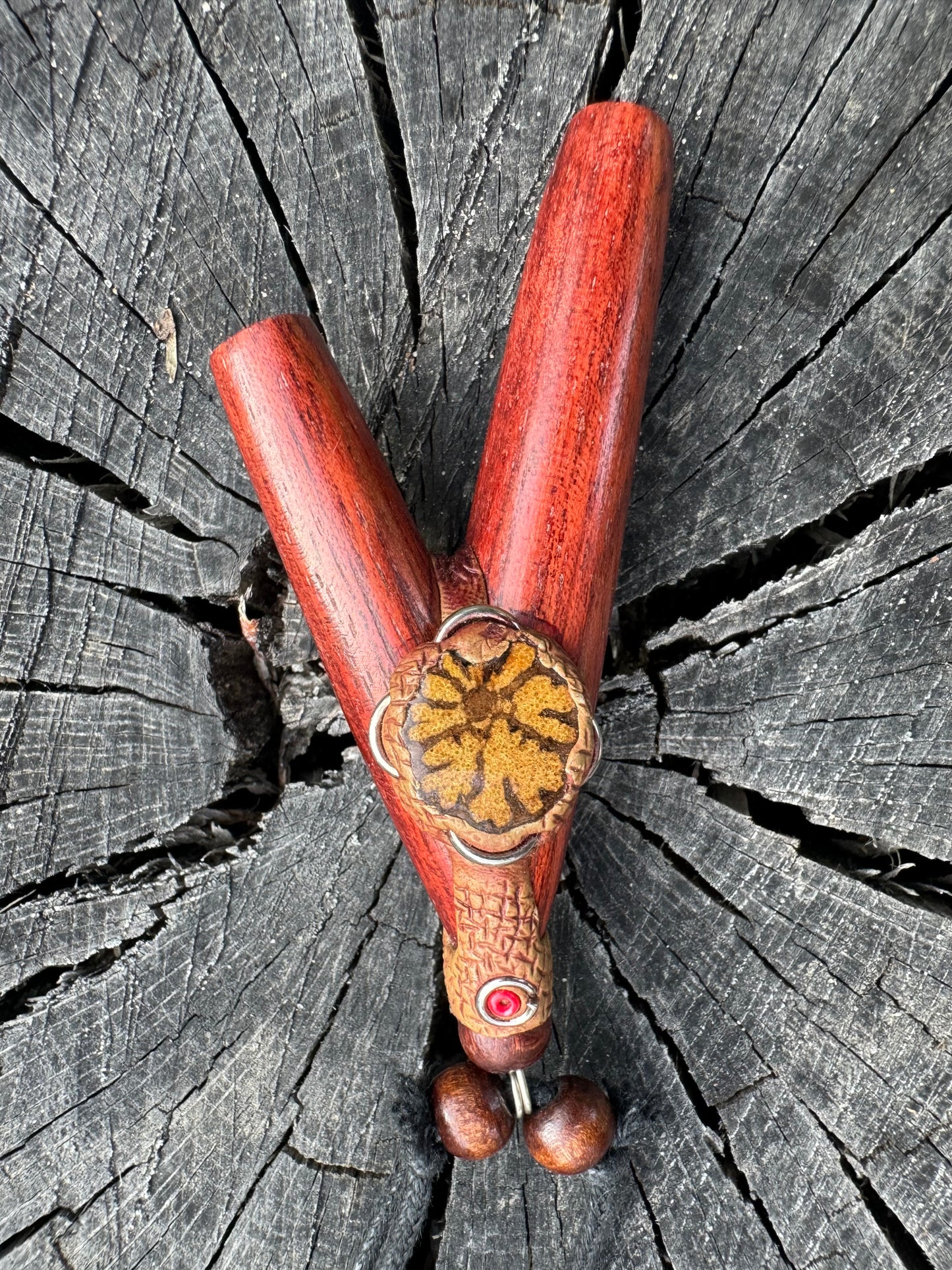 Shipibo Kuripe necklace w/ Aya & Serpentine