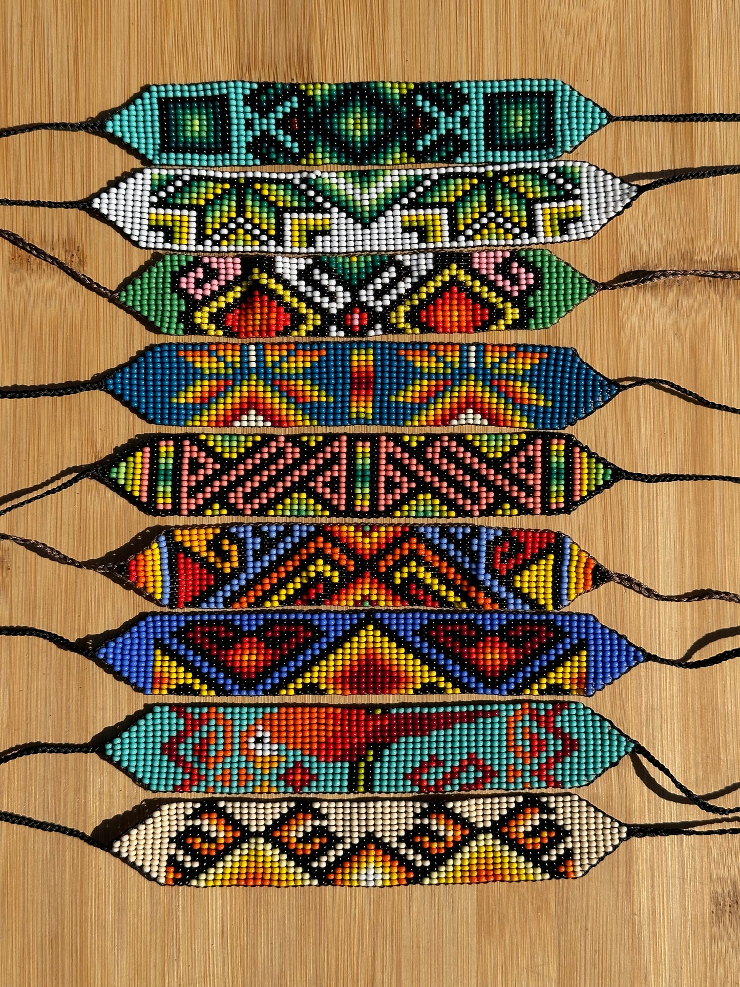 Pulseras Ceremoniales Colombianas de 1"