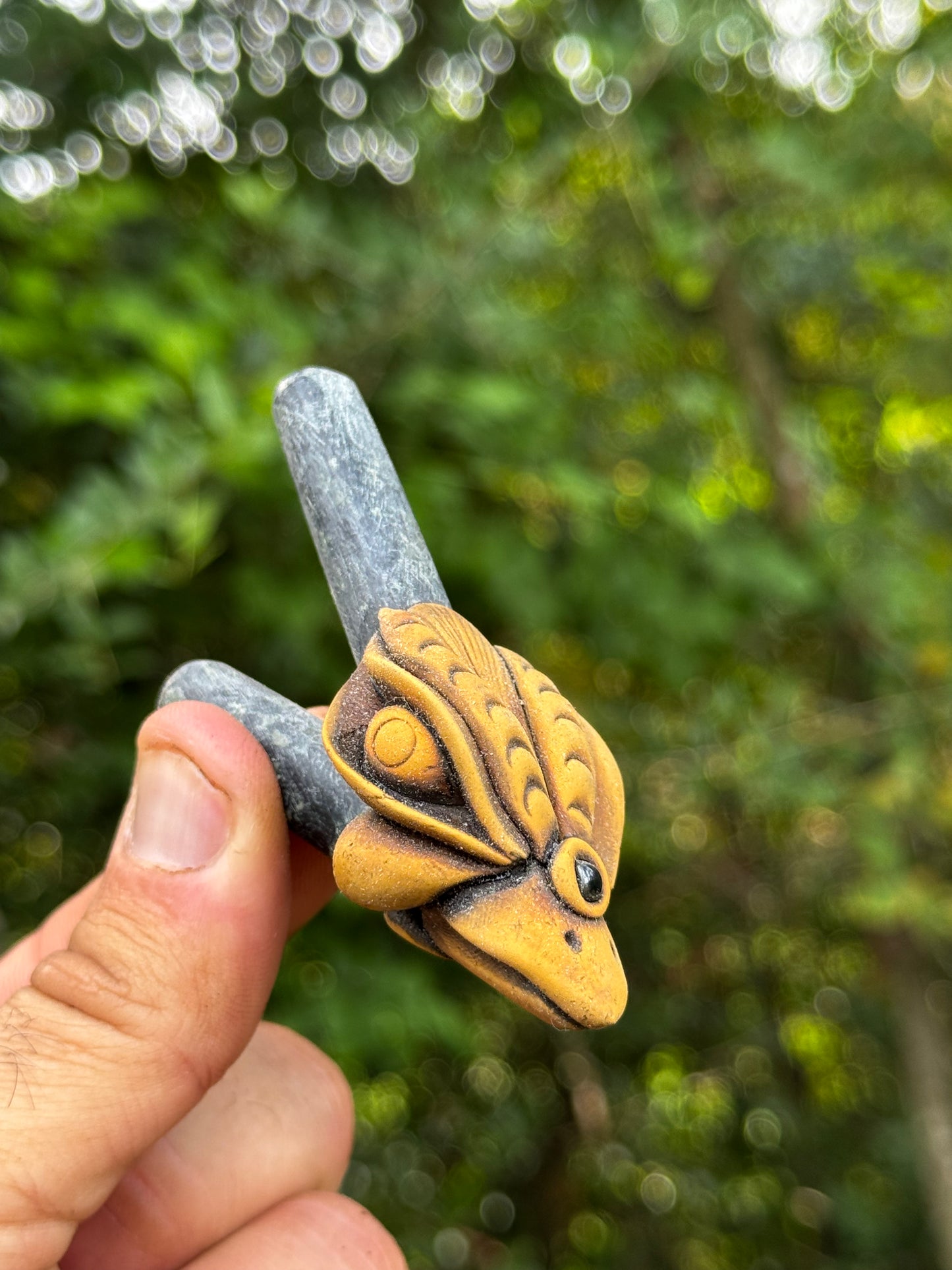 Peruvian Clay Eagle Kuripe