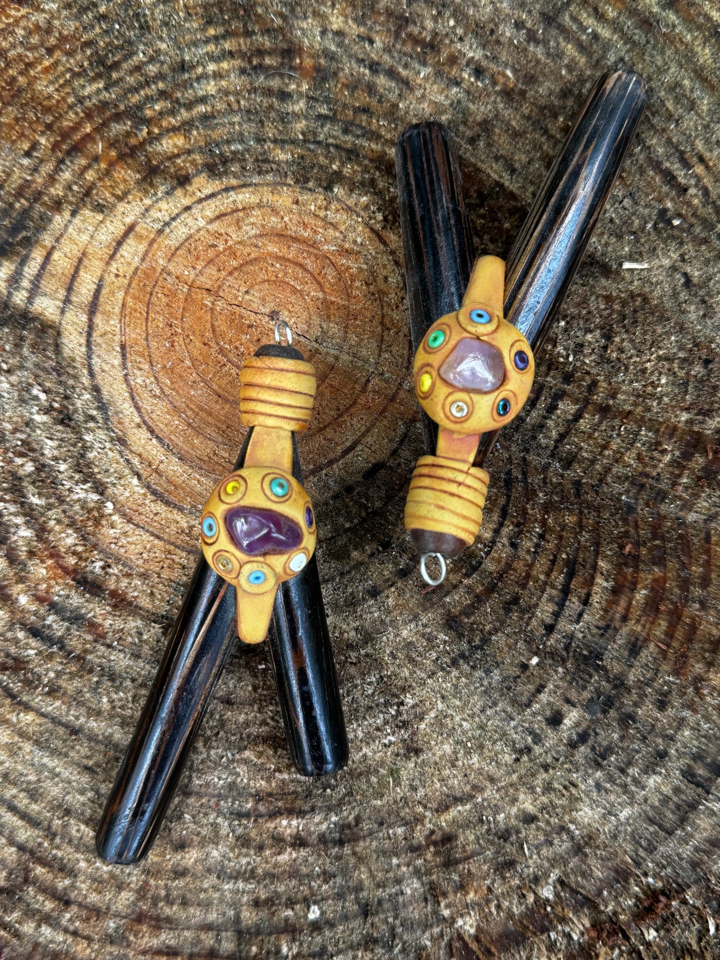 Peruvian Kuripe w/ Amethyst & Shamans seed