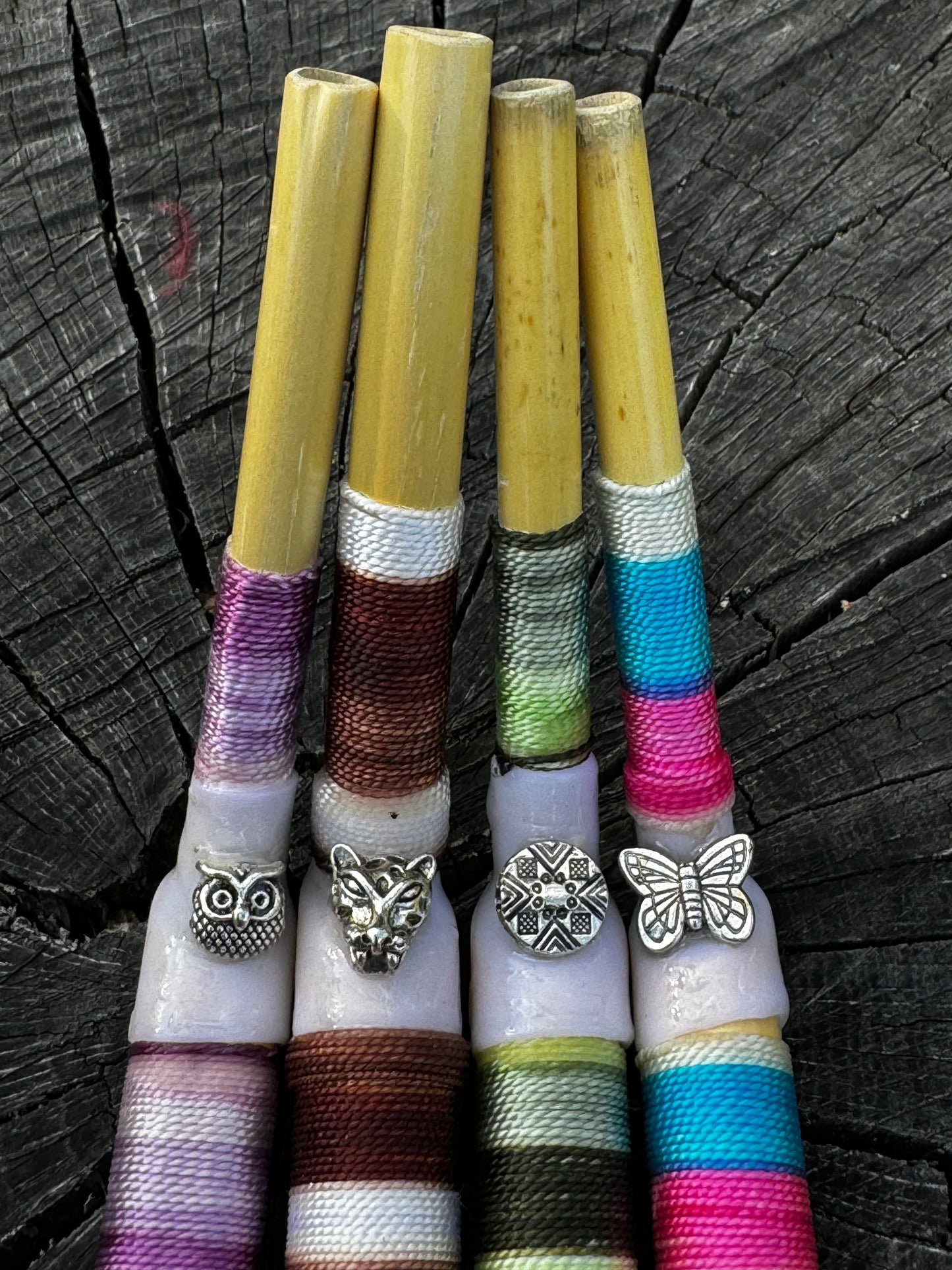 Colombian Tepi Big bamboo hapé applicator