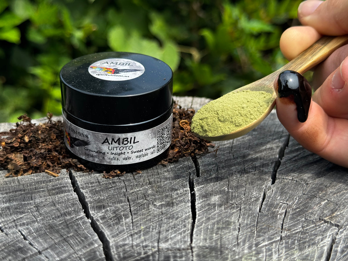 ambil tobacco paste Ambil Uitoto Paste for Sacred Prayer & Spiritual Connection – Spirit Visions