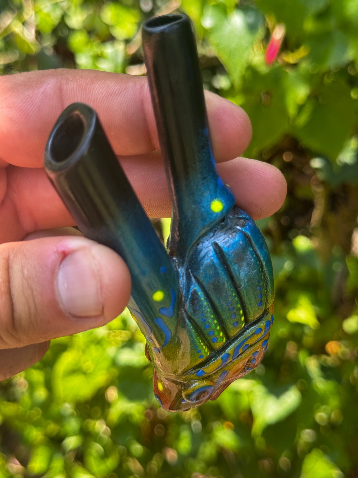 Astral Rainbow Shaman Kuripe - Psychedelic UV Reactive