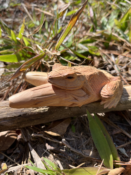 Bufo Toad Kuripe (self applicator for hapé/rapé snuff)