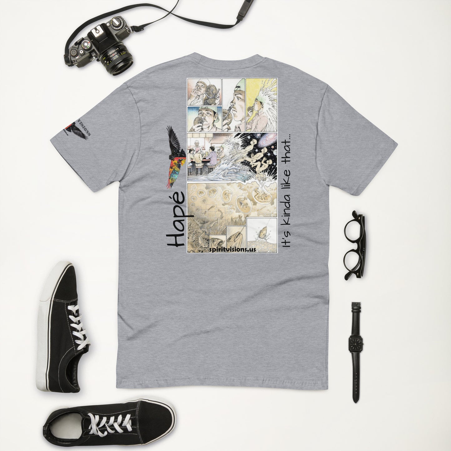 Camiseta entallada para hombre: Tira cómica