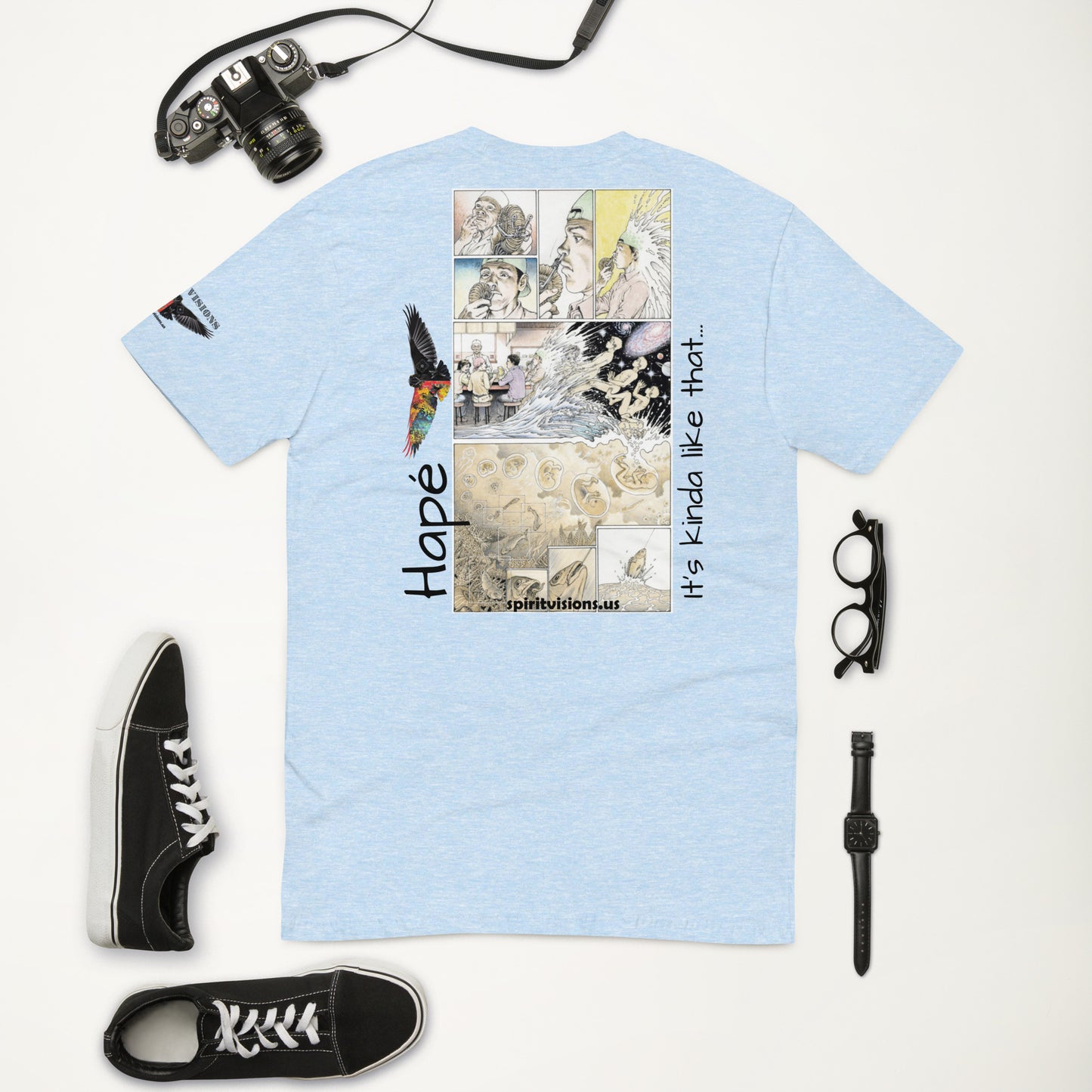 Camiseta entallada para hombre: Tira cómica