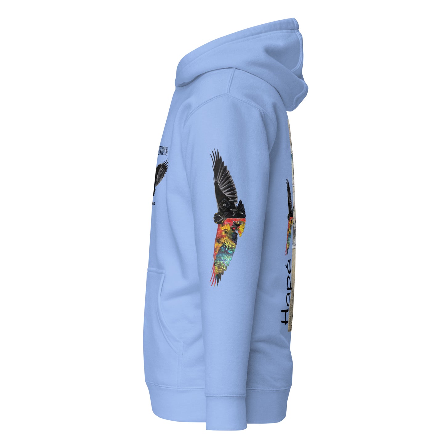 Sudadera con capucha unisex: tira cómica