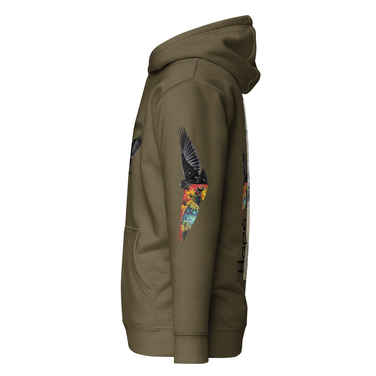 Sudadera con capucha unisex: tira cómica