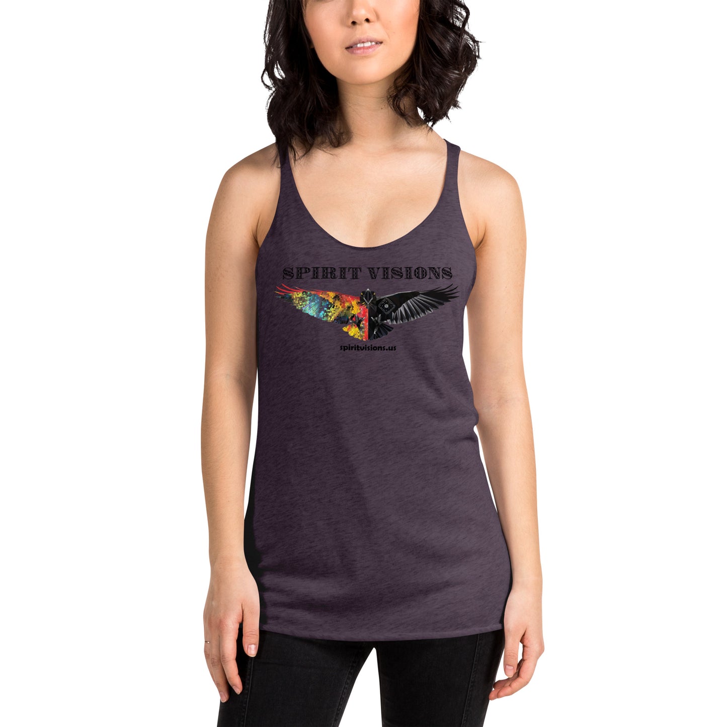 Camiseta sin mangas con espalda cruzada para mujer