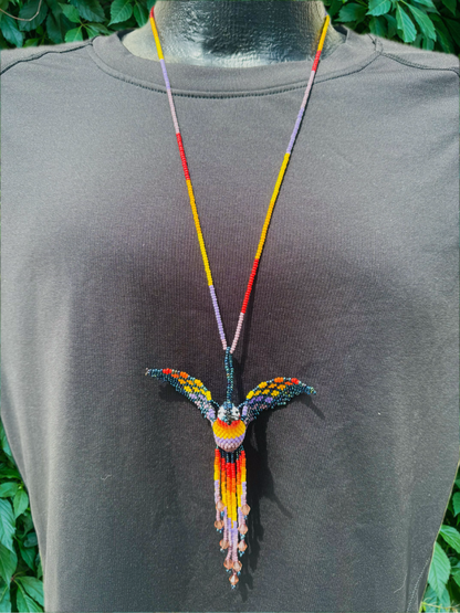 Hummingbirds Beaded Necklaces