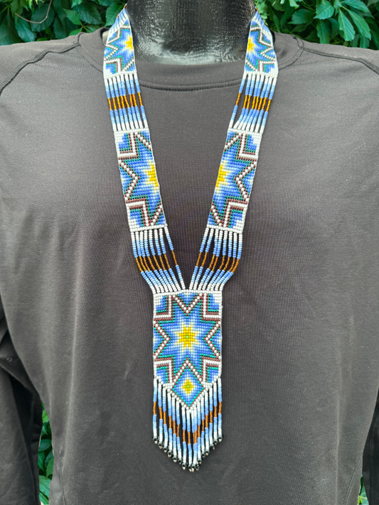 Colombian Beaded Necklaces - 2" wide