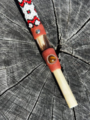 XL Shapibo Beaded Peruvian Tepi hapé applicator