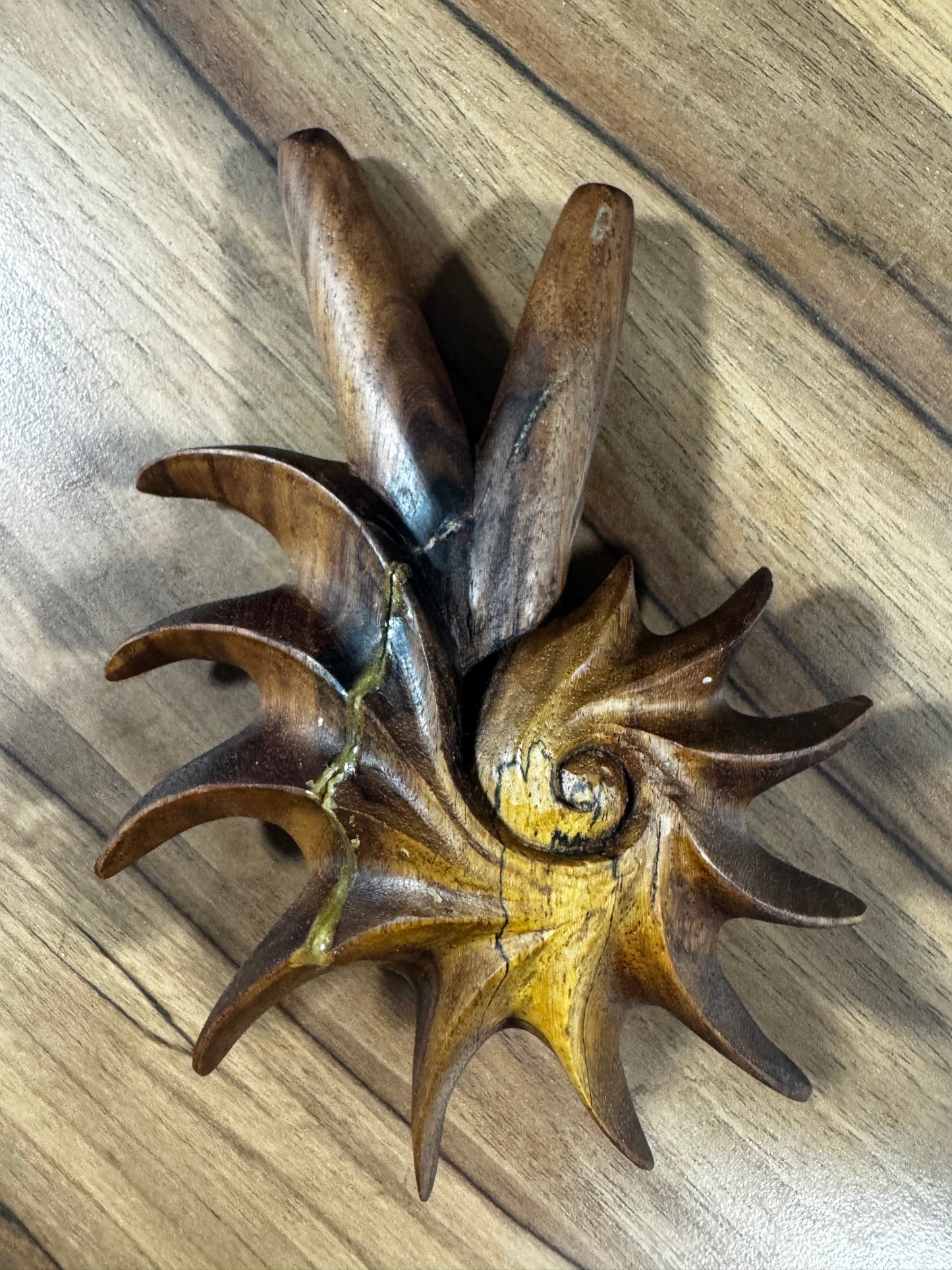 Fibonacci Spiral Kuripe ($50 off DISCOUNTED - Scratch and Dent)