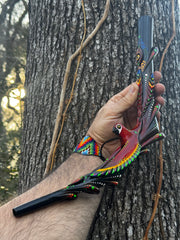 Astral Crimson Skycaller Tepi - Psychedelic UV Reactive