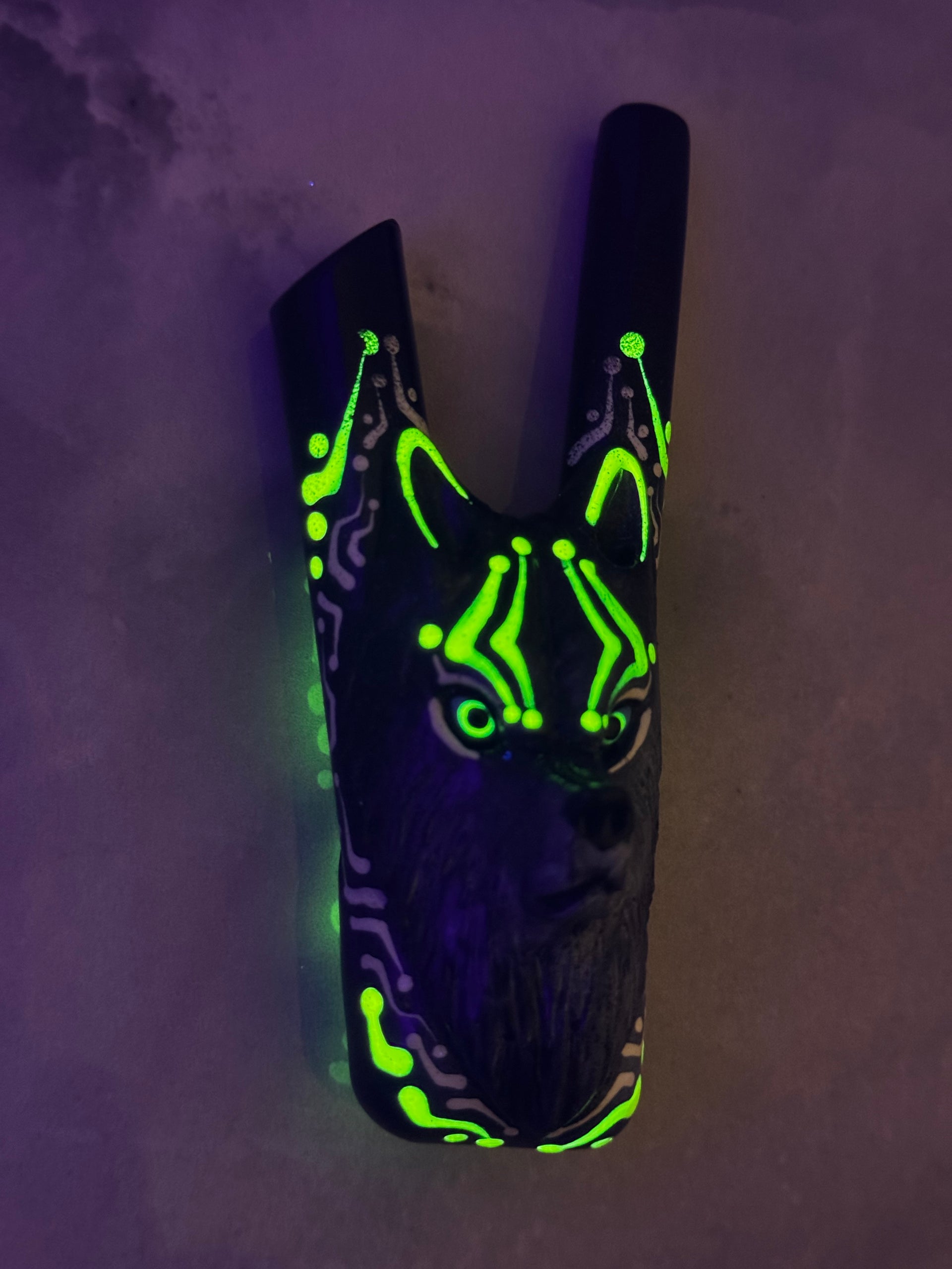 Astral Guardian of the Matrix Kuripe - Psychedelic UV Reactive