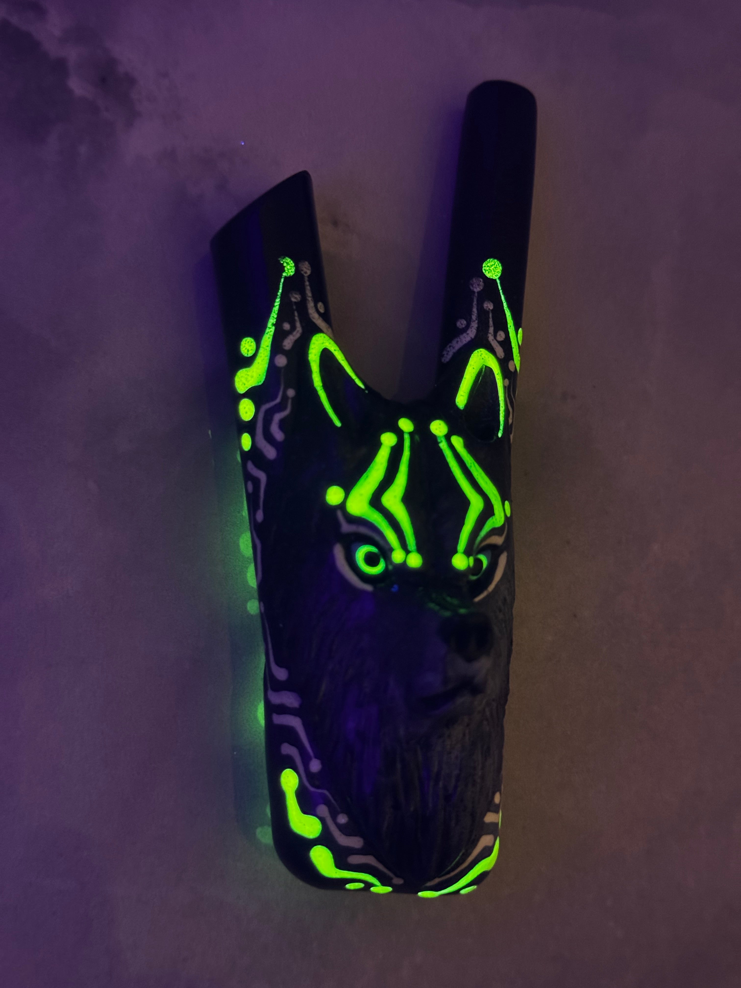 Astral Guardian of the Matrix Kuripe - Psychedelic UV Reactive