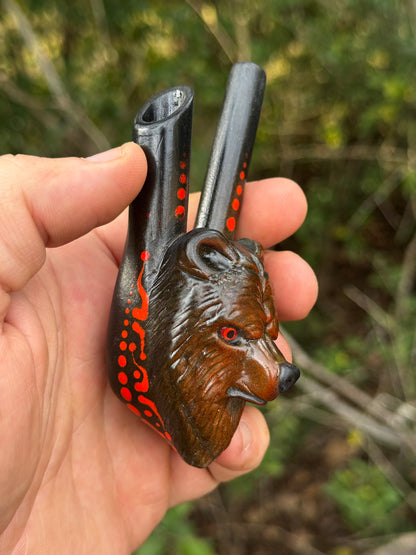 Astral Ember Bear Kuripe - Psychedelic UV Reactive
