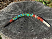 XL Shapibo Beaded Peruvian Tepi hapé applicator