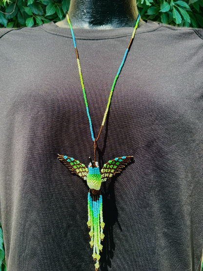 Hummingbirds Beaded Necklaces