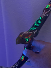 Astral Emerald Sky Sentinel Tepi - Psychedelic UV Reactive