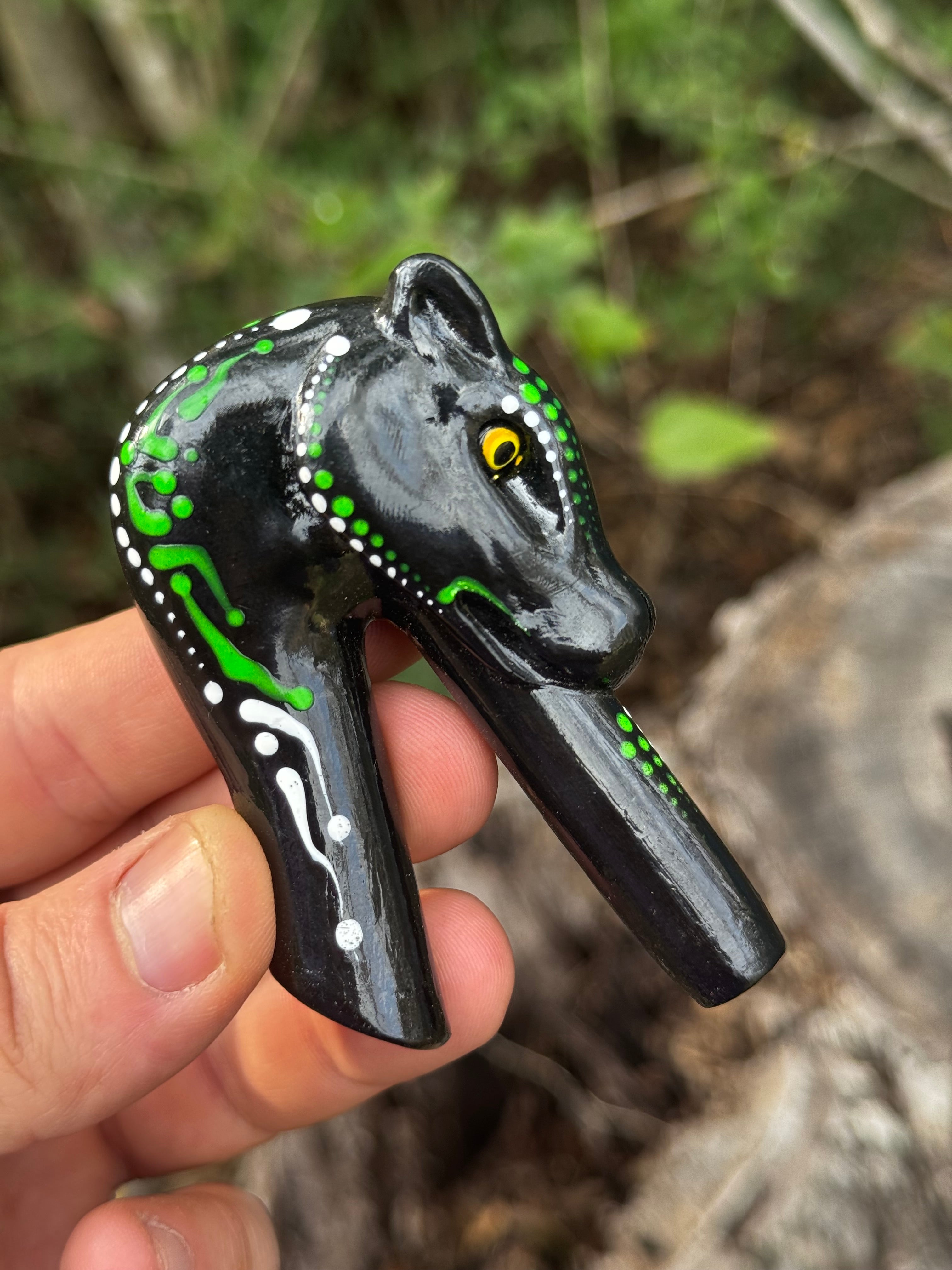 Astral Obsidian Oracle Panther - Psychedelic UV Reactive