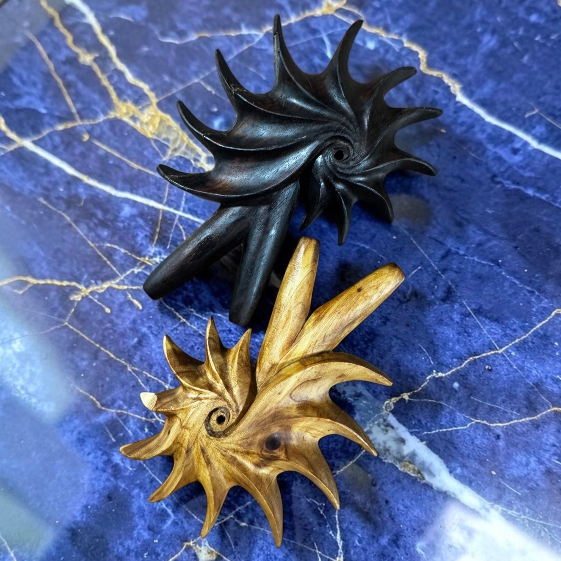 Fibonacci Spiral Kuripe ($50 off DISCOUNTED - Scratch and Dent)