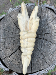 Caduceus Snake Kuripe (Self applicator for hapé)