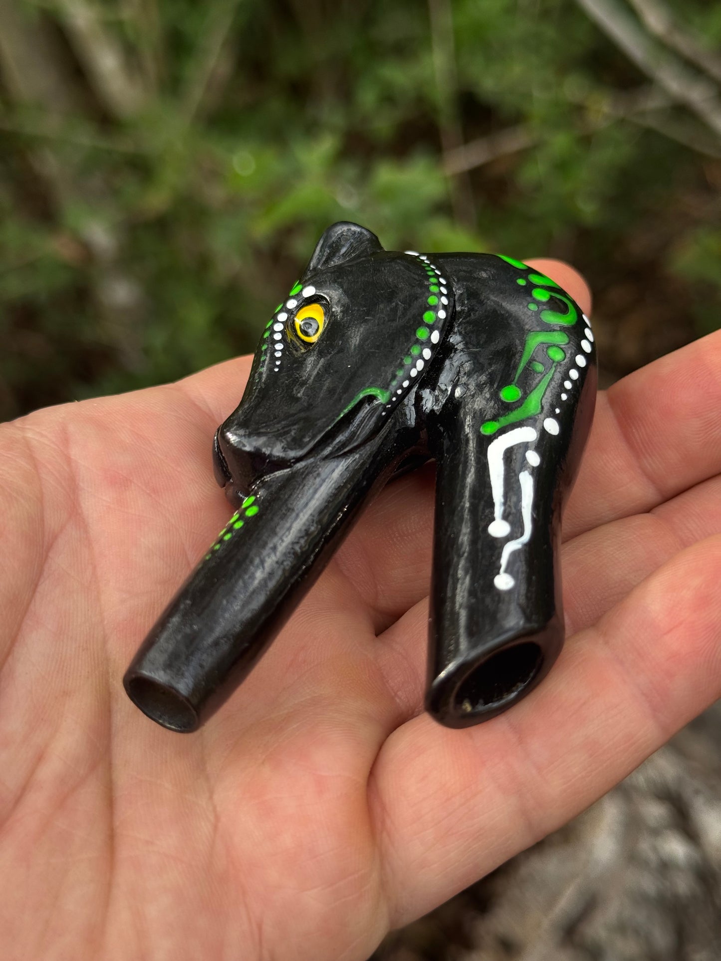 Astral Obsidian Oracle Panther - Psychedelic UV Reactive