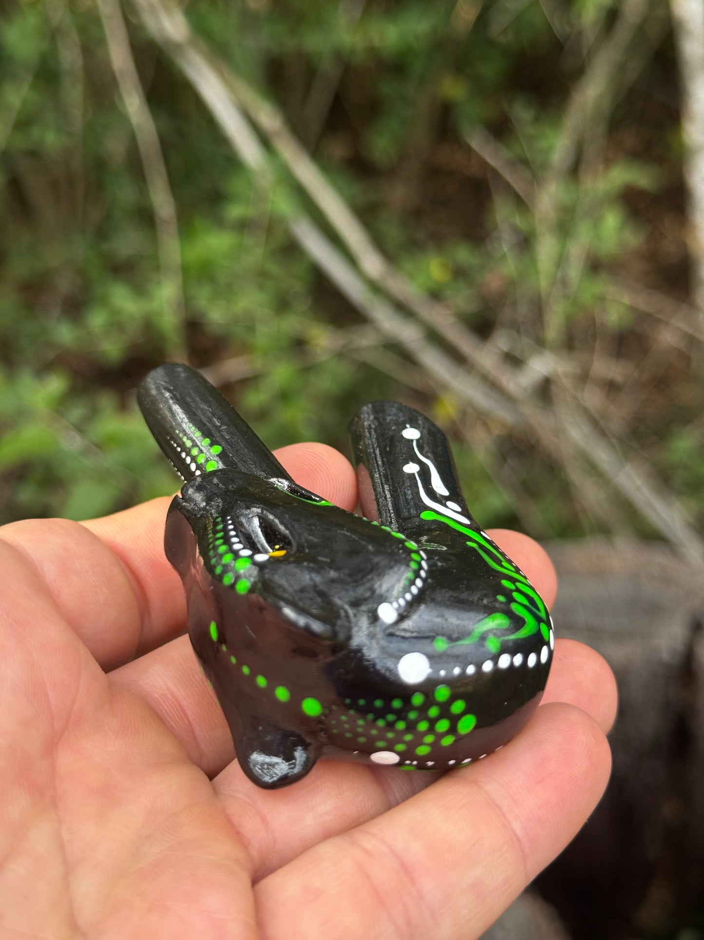 Astral Obsidian Oracle Panther - Psychedelic UV Reactive