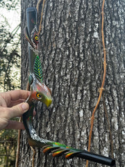 Astral Emerald Sky Sentinel Tepi - Psychedelic UV Reactive