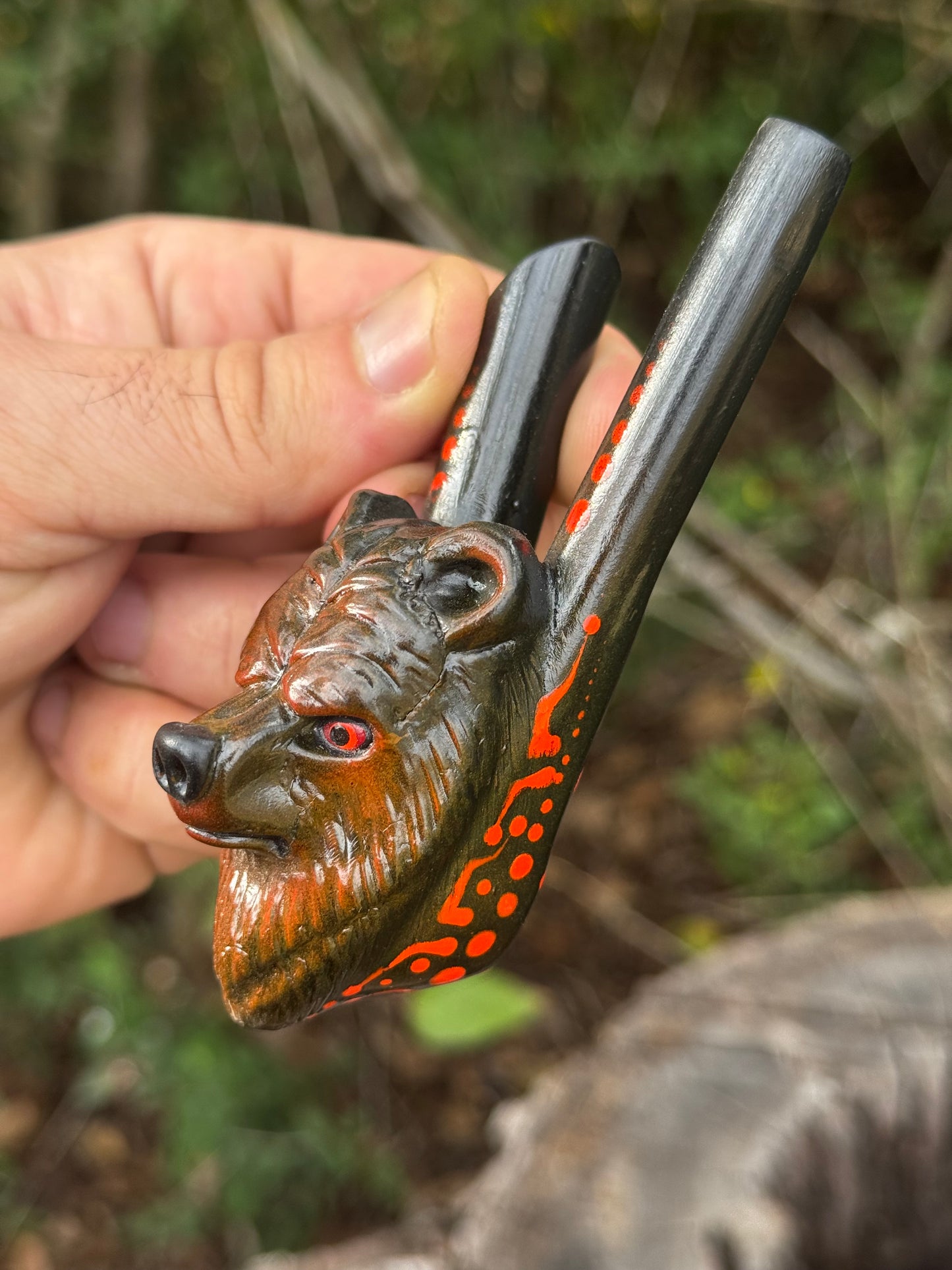 Astral Ember Bear Kuripe - Psychedelic UV Reactive