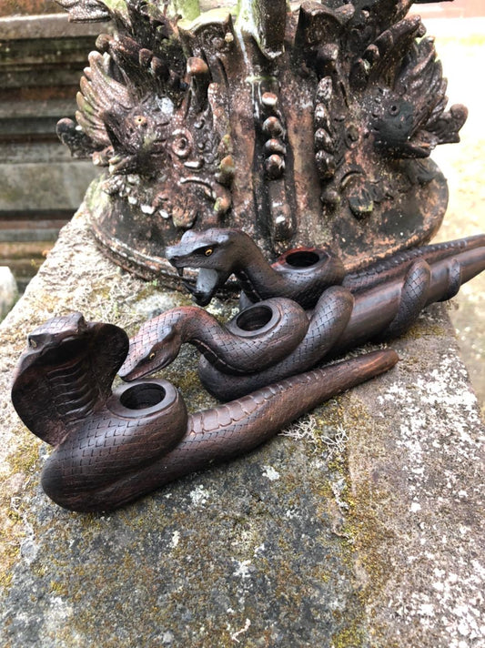 Snake Smoking Pipe