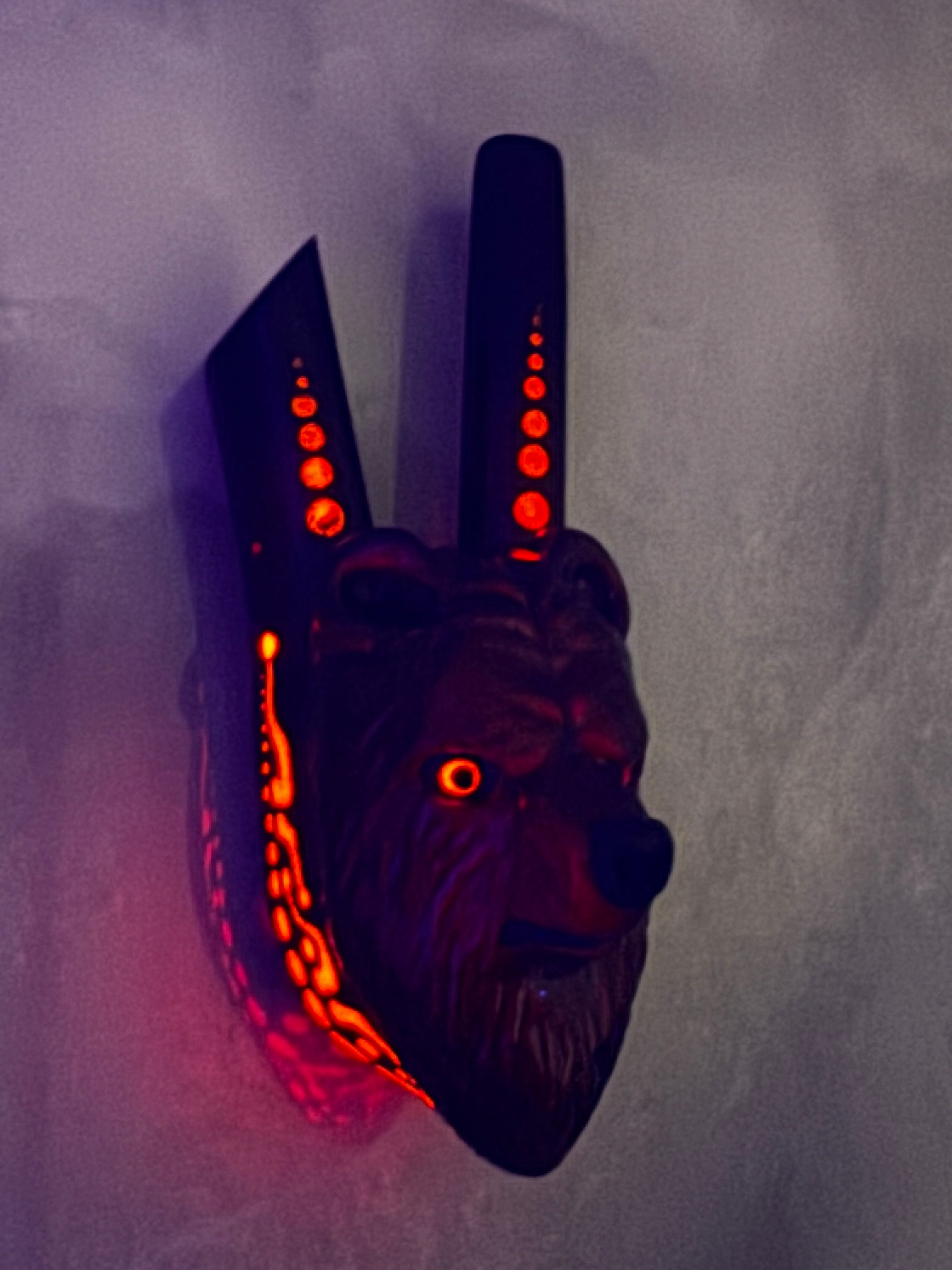Astral Ember Bear Kuripe - Psychedelic UV Reactive