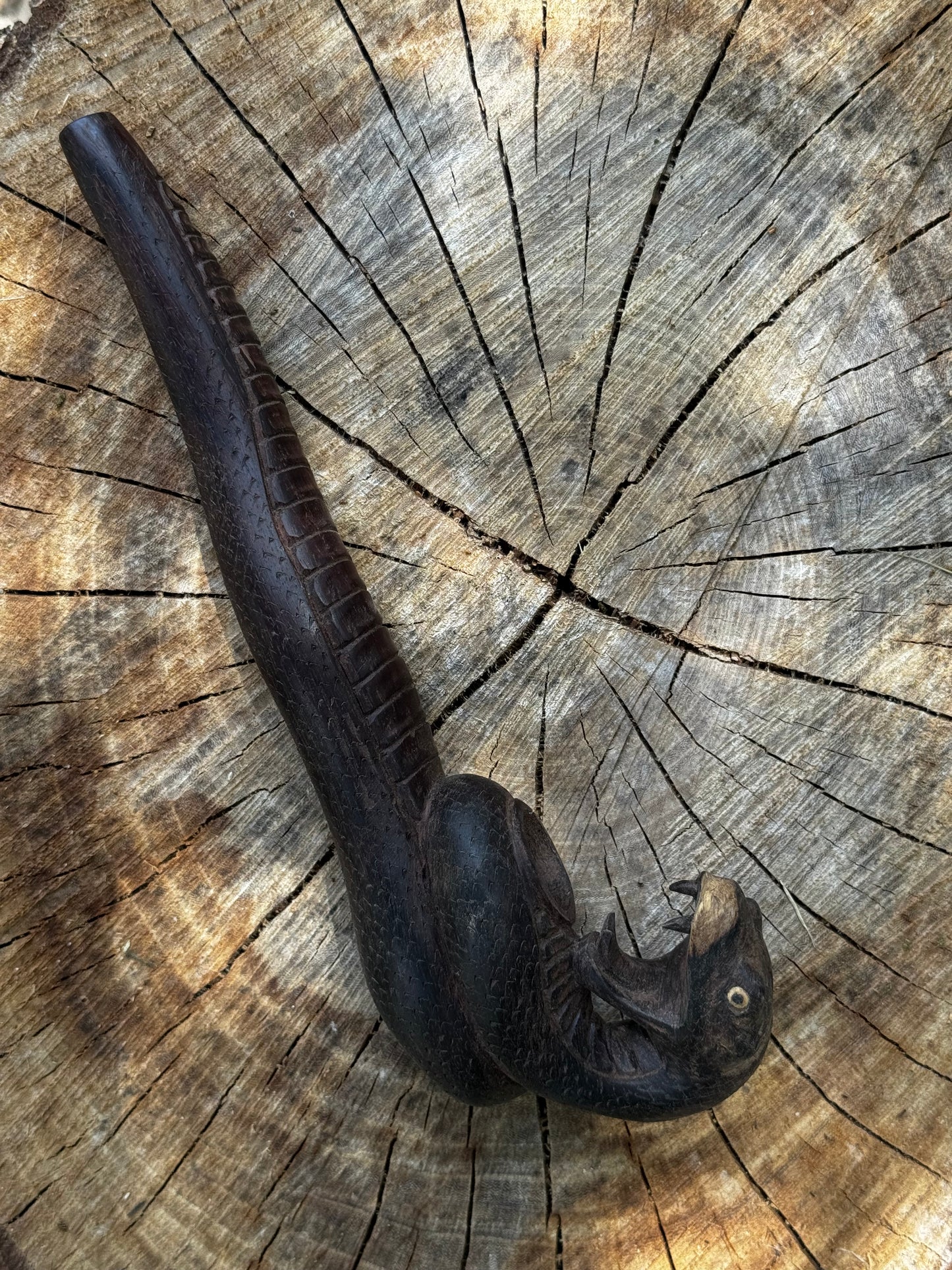 Snake Smoking Pipe