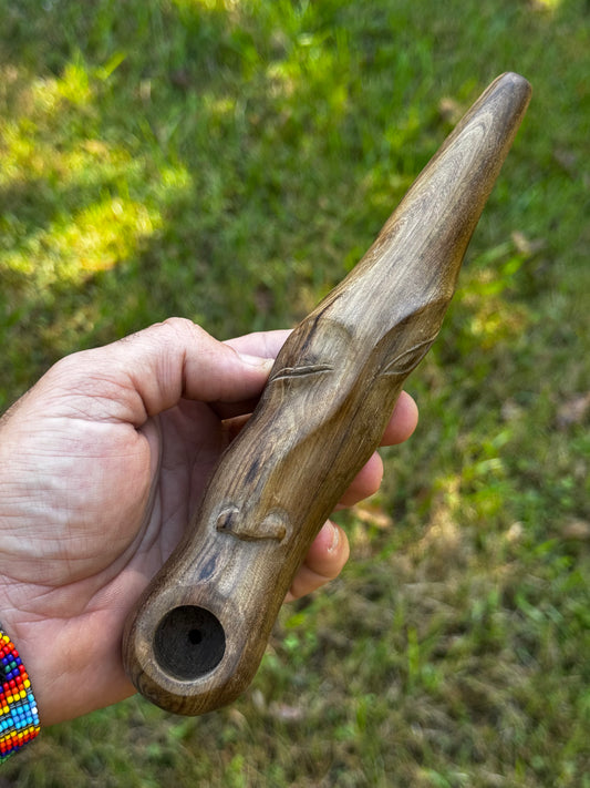 Ancestor Spirit Face Smoking Pipe