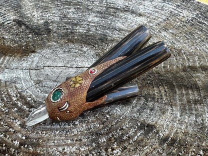 Peruano Doble fosa nasal Hueso kuripe