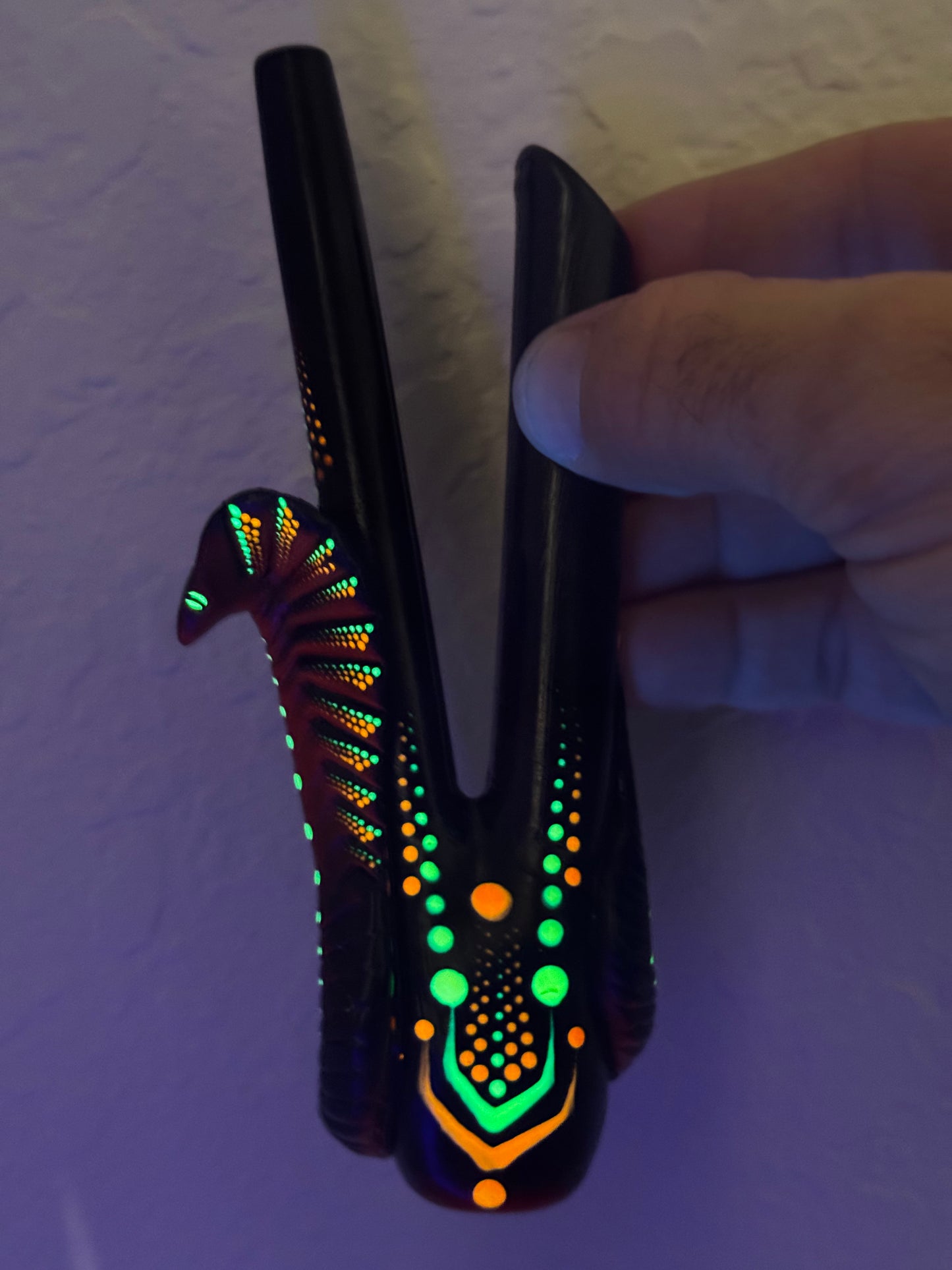 Astral King Cobra Kuripe - Psychedelic UV Reactive