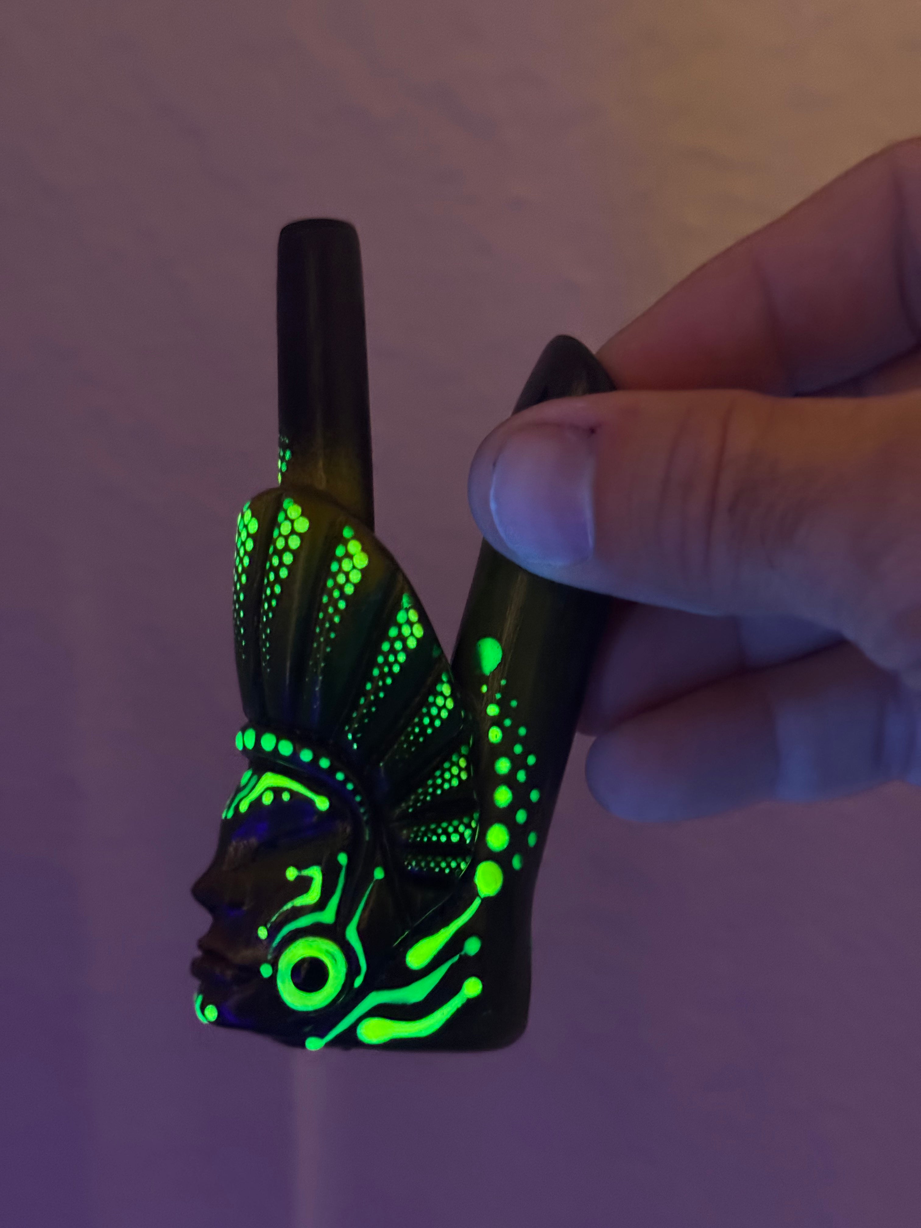 Astral Ancient of the Earth Kuripe - Psychedelic UV Reactive