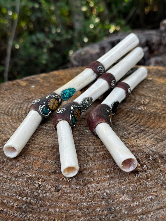 Peruvian Shipibo Bone Tepi (Single or Double)