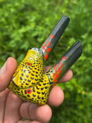 Astral Jaguar Guardian Kuripe - Psychedelic UV Reactive