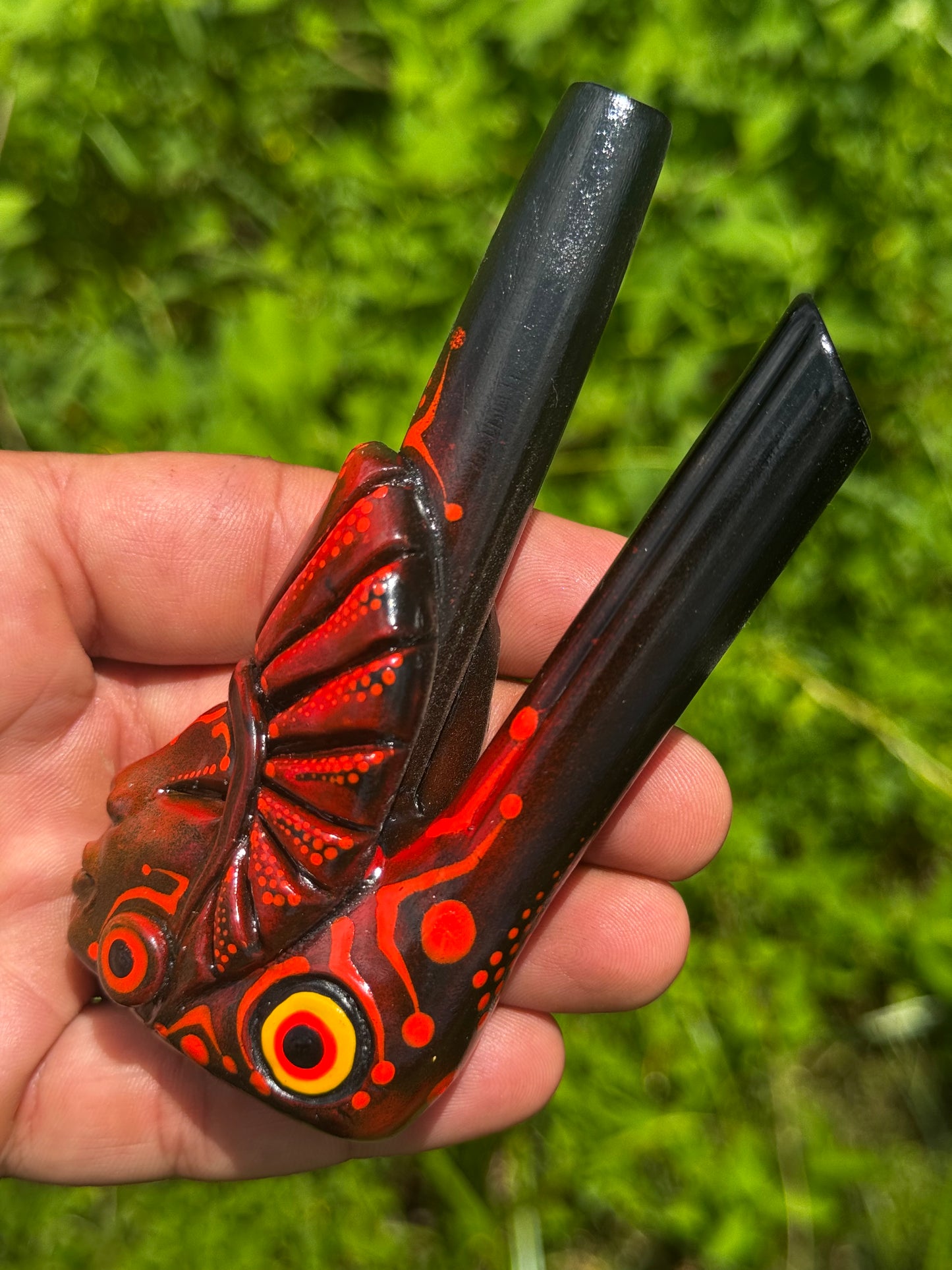 Astral Keeper of the Fire Kuripe - Psychedelic UV Reactive