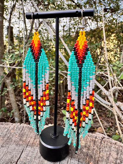 Traditional Beaded Earrings