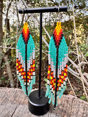 Traditional Beaded Earrings