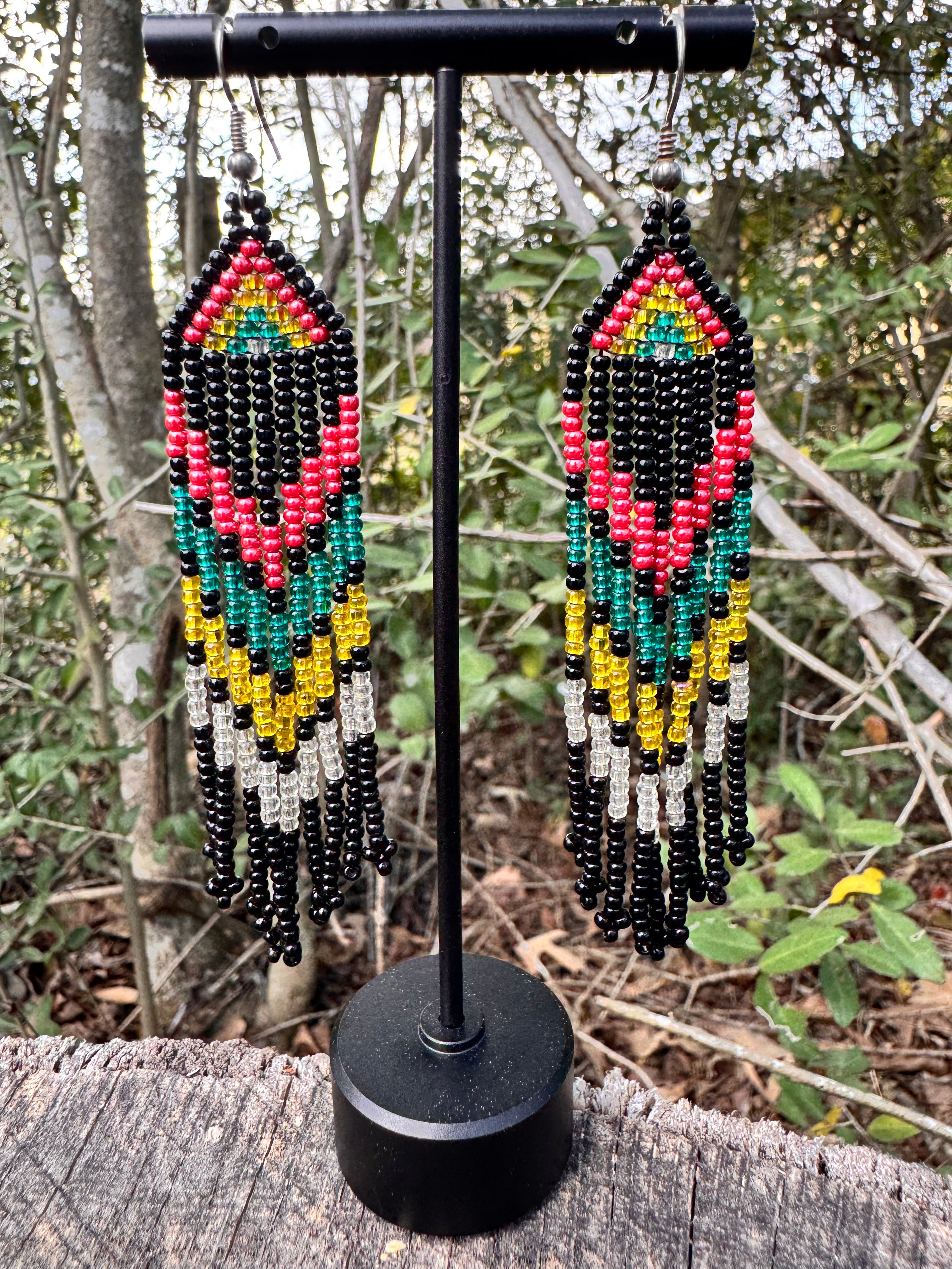 Traditional Beaded Earrings