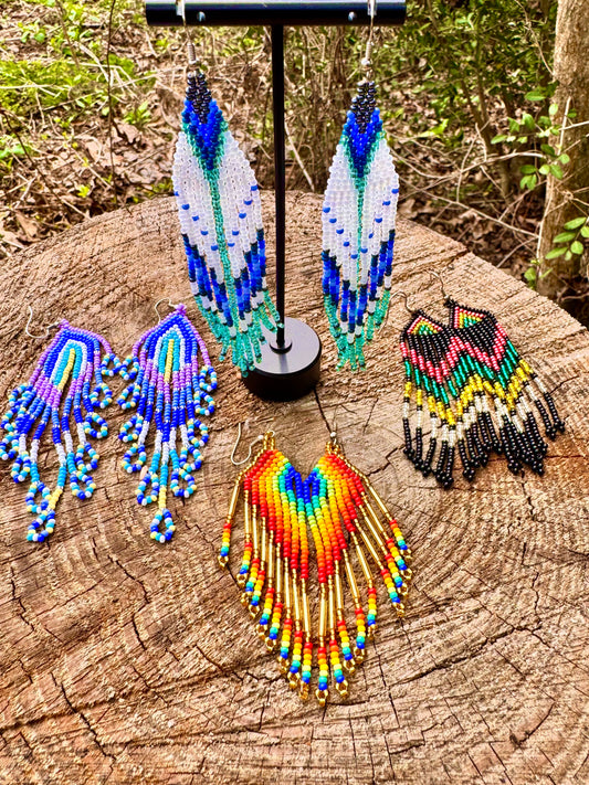 Traditional Beaded Earrings