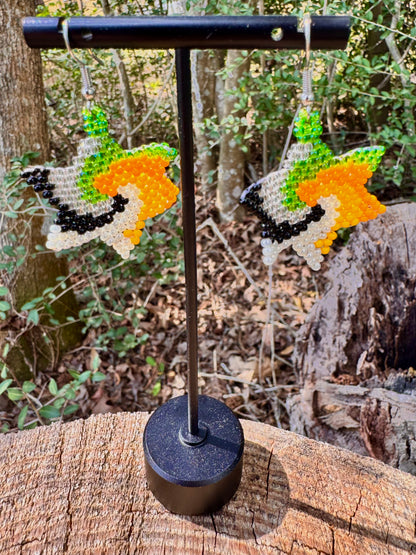 Flowers Beaded Earrings