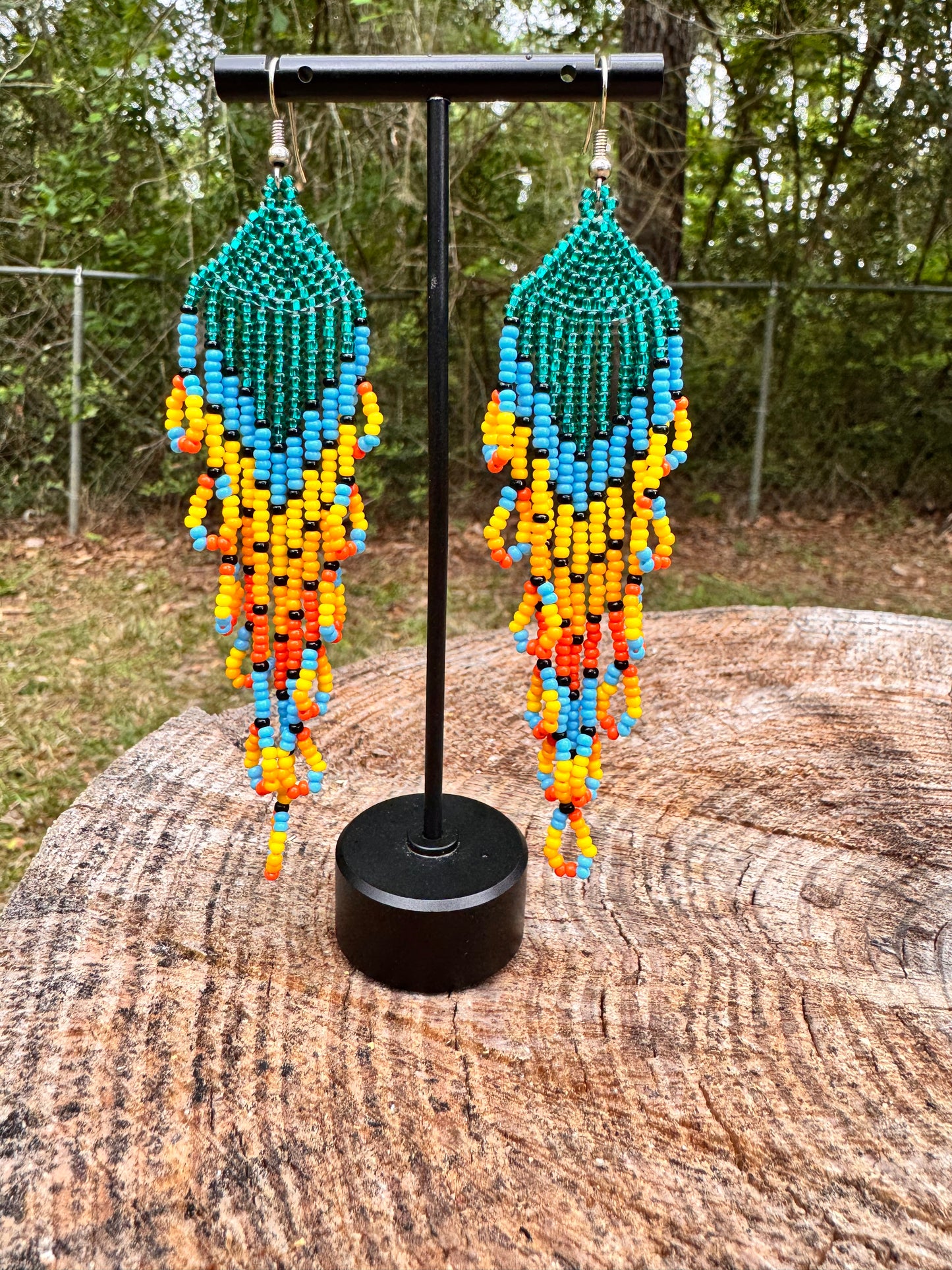 Traditional Beaded Earrings