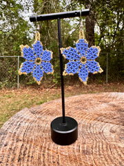 Flowers Beaded Earrings